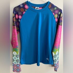 The North Face Printed Long Sleeve Performance Top